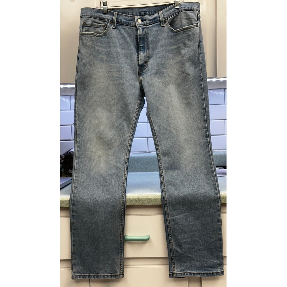 Levis 511 Slim Fit Light Wash Denim Jeans Mens 38x30 04511-4781